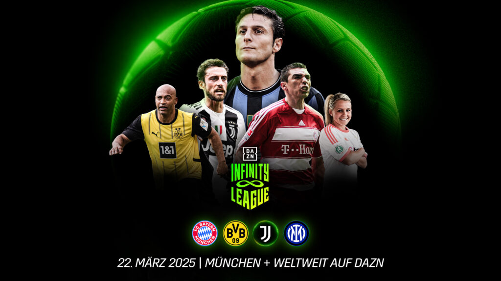 DAZN Infinity League Logo with Teams